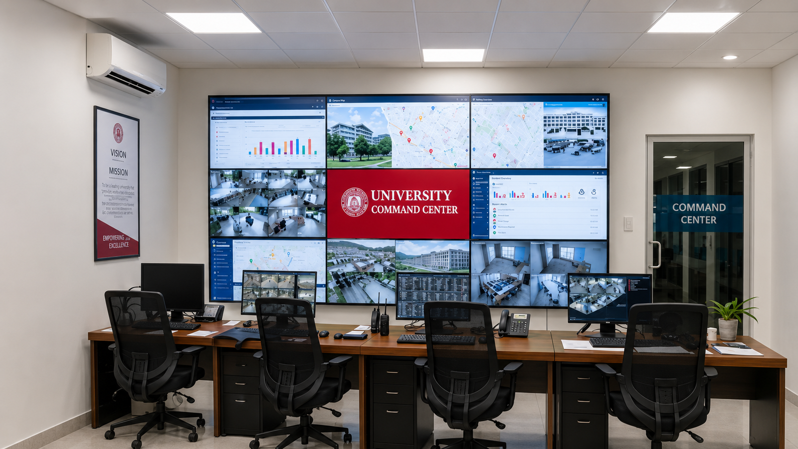Urdaneta City University - Command Center, Kiosks, HRMS