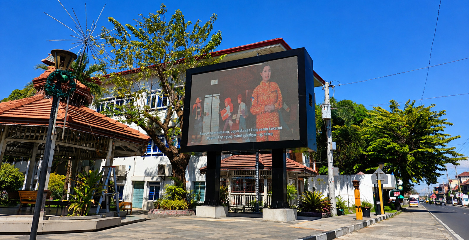 Municipality of Moncada - Outdoor LED Public Information Display